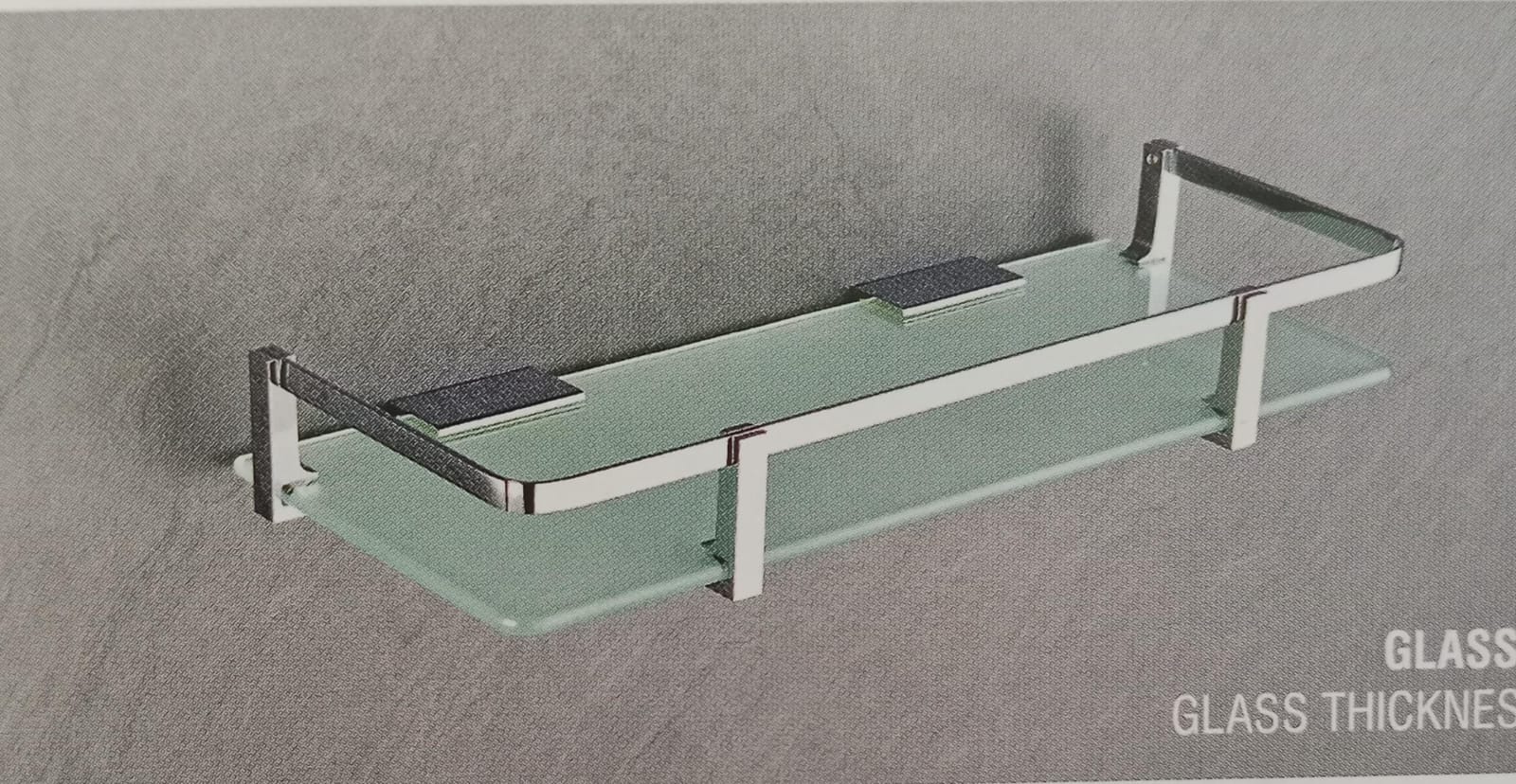 DECOR GLASS SHELF 20"*5" GS065